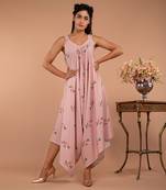 Pink Tuberose Pink Strap Jumpsuit