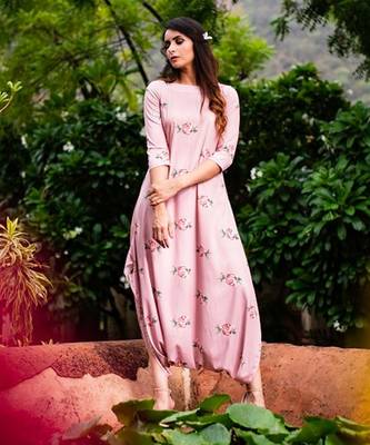 Pink Pink Sand Dhoti Jumpsuit 3