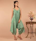 Green Seafoam Green Strap Jumpsuit