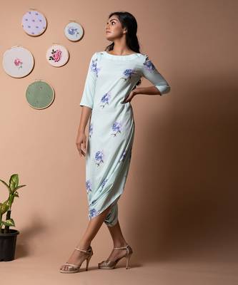 Blue Aviary Blue Dhoti Jumpsuit 1