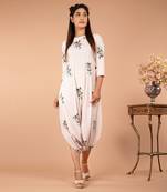 Pink Verbana Pink Dhoti Jumpsuit