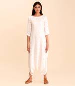 White Adaa Dhoti Jumpsuit