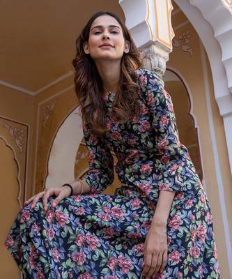 Iris Black Dhoti Jumpsuit 6