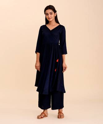 Blue Saanjh Suit Set 1