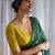 'Suta Women''S Yellow Solid Cotton Saree Blouse'