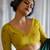 'Suta Women''S Yellow Solid Cotton Saree Blouse'