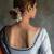 'Suta Women''S Grey Embroidered Cotton Saree Blouse'