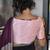 'Suta Women''S Pink Solid Silk Saree Blouse'