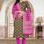 Black zari woven brocade salwar