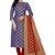 Royal-blue zari woven brocade salwar