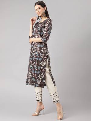 Black sequins cotton salwar 2