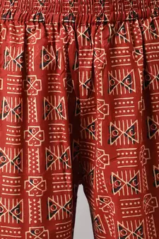 Black thread embroidery cotton salwar