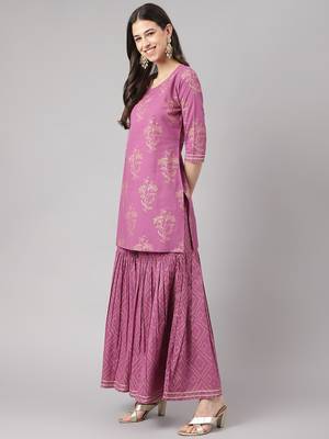 Purple gotta patti cotton salwar 2