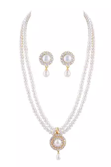 Real Natural Hyderabadi pearls Set