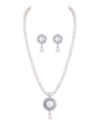 White pearl necklace-sets 2