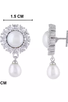 White pearl necklace-sets