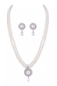 Real Natural Hyderabadi pearls Set