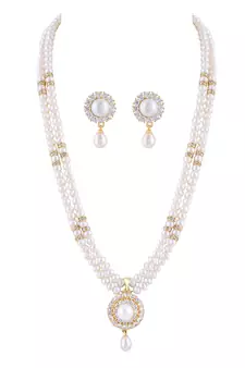 Real Natural Hyderabadi pearls Set