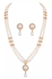 Real Natural Hyderabadi pearls Set