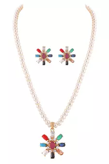 Real Natural Hyderabadi pearls Set With Certificate