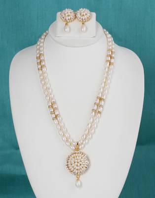 Multicolor pearl necklace-sets 1