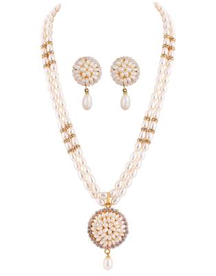 Multicolor pearl necklace-sets 2