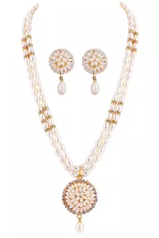 Multicolor pearl necklace-sets