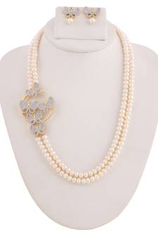 Multicolor pearl necklace-sets