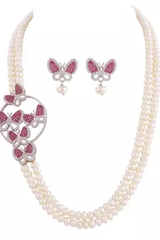 Real Natural Hyderabadi pearls Set