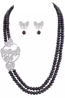 Real Natural Hyderabadi pearls Set