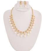 Real Natural Hyderabadi pearls With CZ Stone Studded Set With Certificate