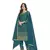 Rama Blue Color Real Mirror Embroidered Soft Silk Cotton Patiala Salwar Suit