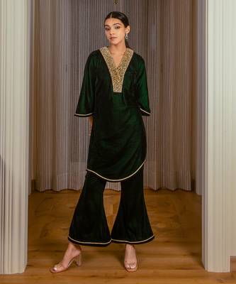 Silk Velvet Co-ord Set 2