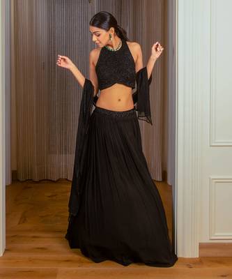 Embellished Lehenga Skirt Set 3