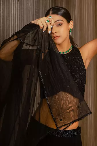Embellished Lehenga Skirt Set