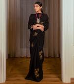 Black Silk Saree