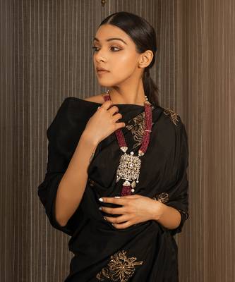 Black Silk Saree 5