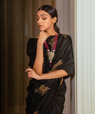 Black Silk Saree 6