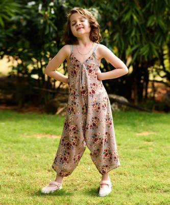 Laurel Green Palazzo Jumpsuit Kids 1