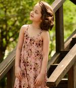 Carnation Pink Palazzo Jumpsuit Kids