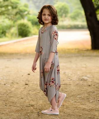 Laurel Green Dhoti Jumpsuit Kids 1