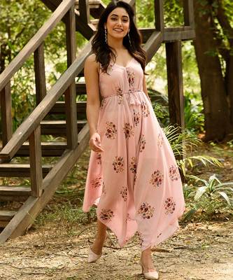Carnation Pink Palazzo Jumpsuit 1