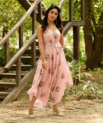 Carnation Pink Palazzo Jumpsuit 2