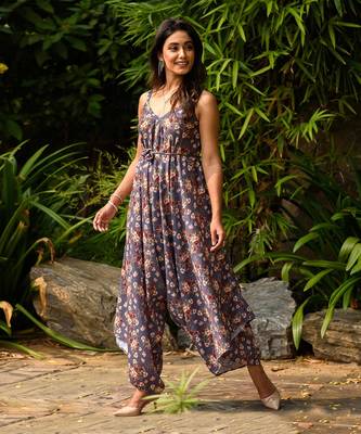 Persian Blue Palazzo Jumpsuit 1