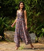 Persian Blue Palazzo Jumpsuit