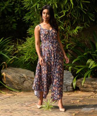 Persian Blue Palazzo Jumpsuit 2