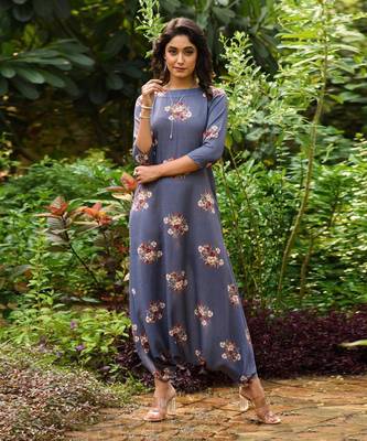 Persian Blue Dhoti Jumpsuit 1