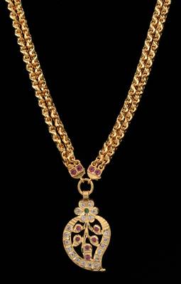 Gold ruby   necklaces 2