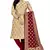 Beige Zari Woven Brocade Salwar