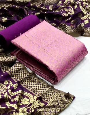 Light-pink banarasi banarasi silk salwar 1